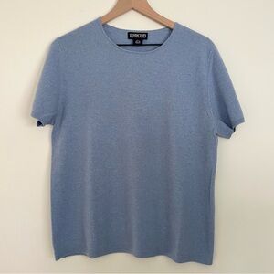 Lands' End Blue Cashmere Tee